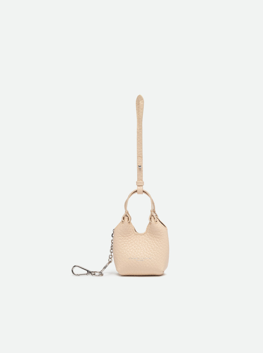 Charm Gianni Chiarini Dua in Vera Pelle Martellata – Accessorio per Borsa