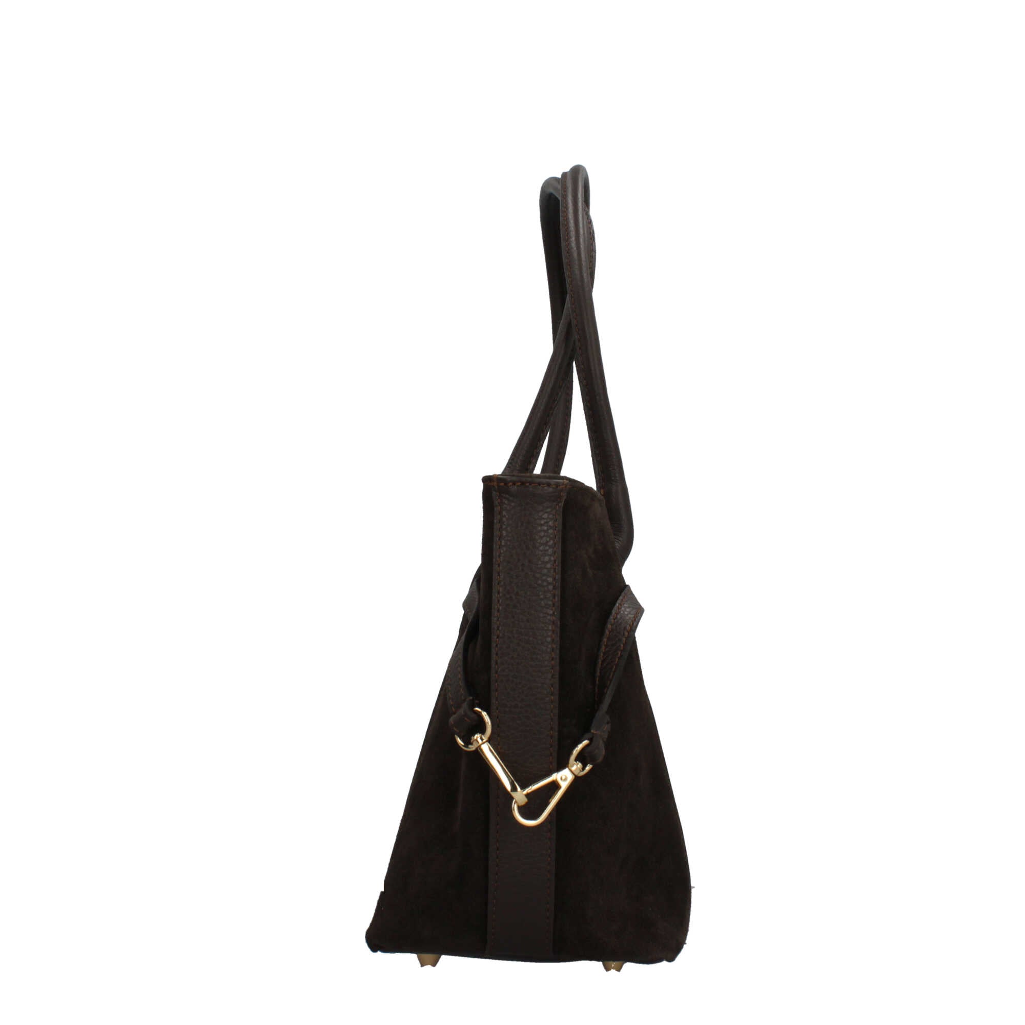 Borsa in vera pelle Made in Italy a mano e spalla elegante Marrone TU | Giò Fashion