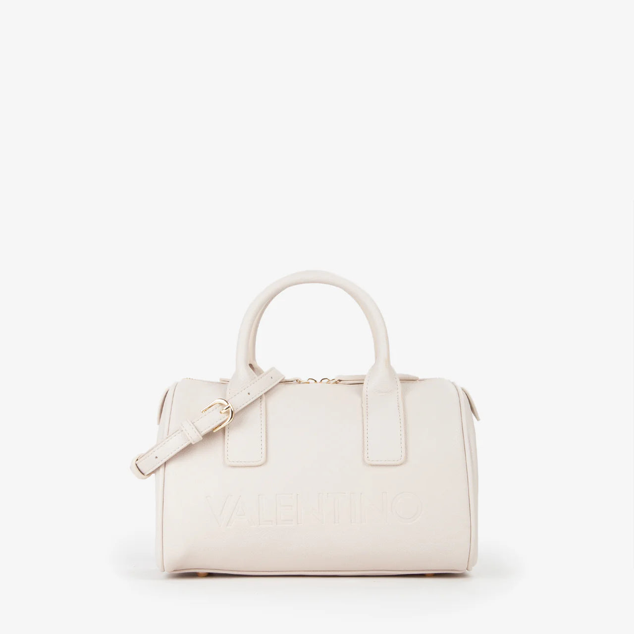 Valentino borsa a mano con tracolla logata regolabile Avorio TU | Giò Fashion