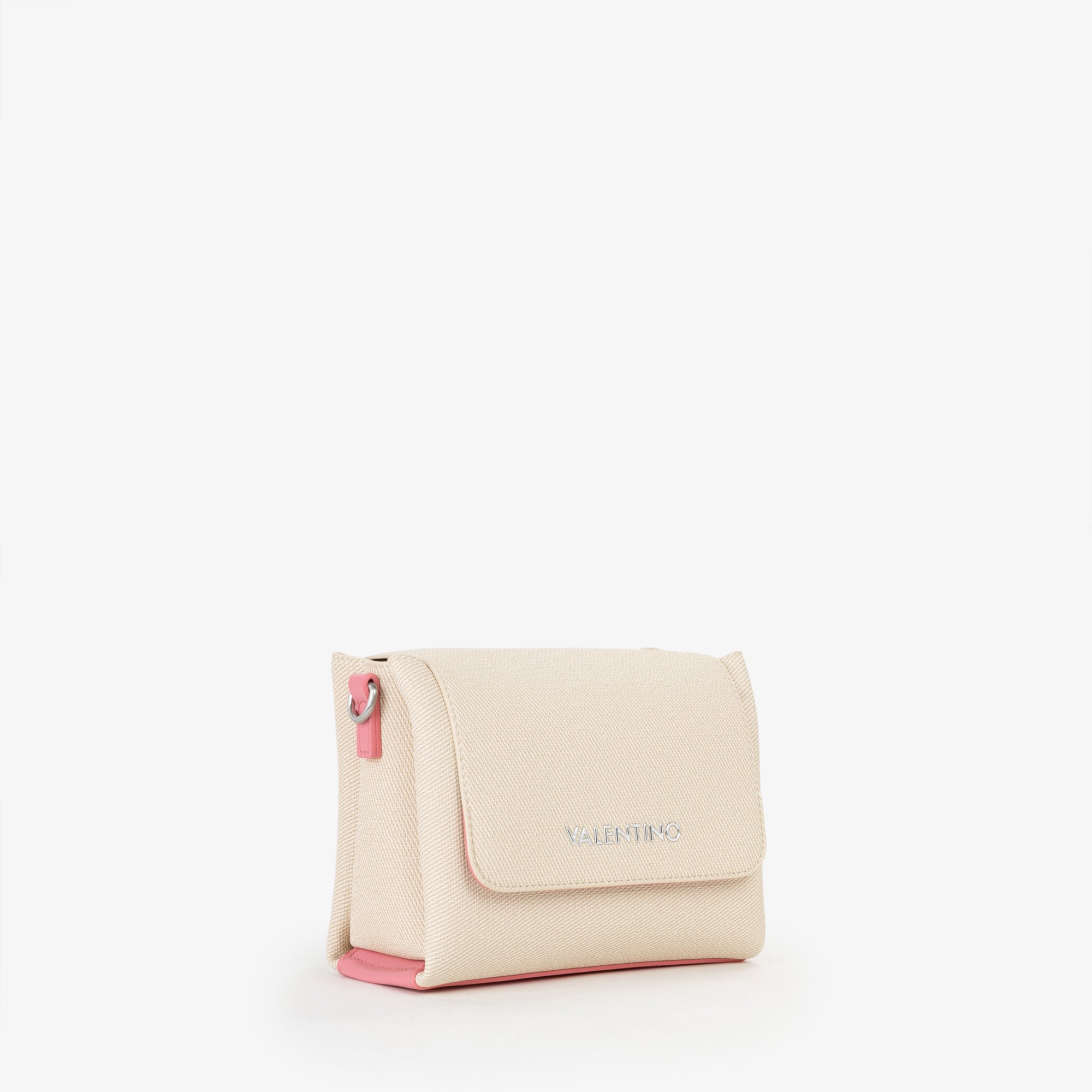 Borsa a tracolla Mario Valentino con patta frontale e design compatto essenziale Rosa TU | Giò Fashion