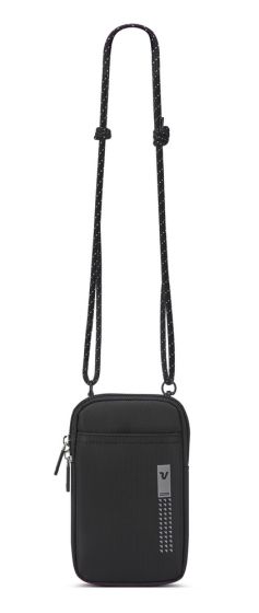 Roncato tracolla compatta porta smartphone con corda regolabile e tasche zip NERO TU | Giò Fashion