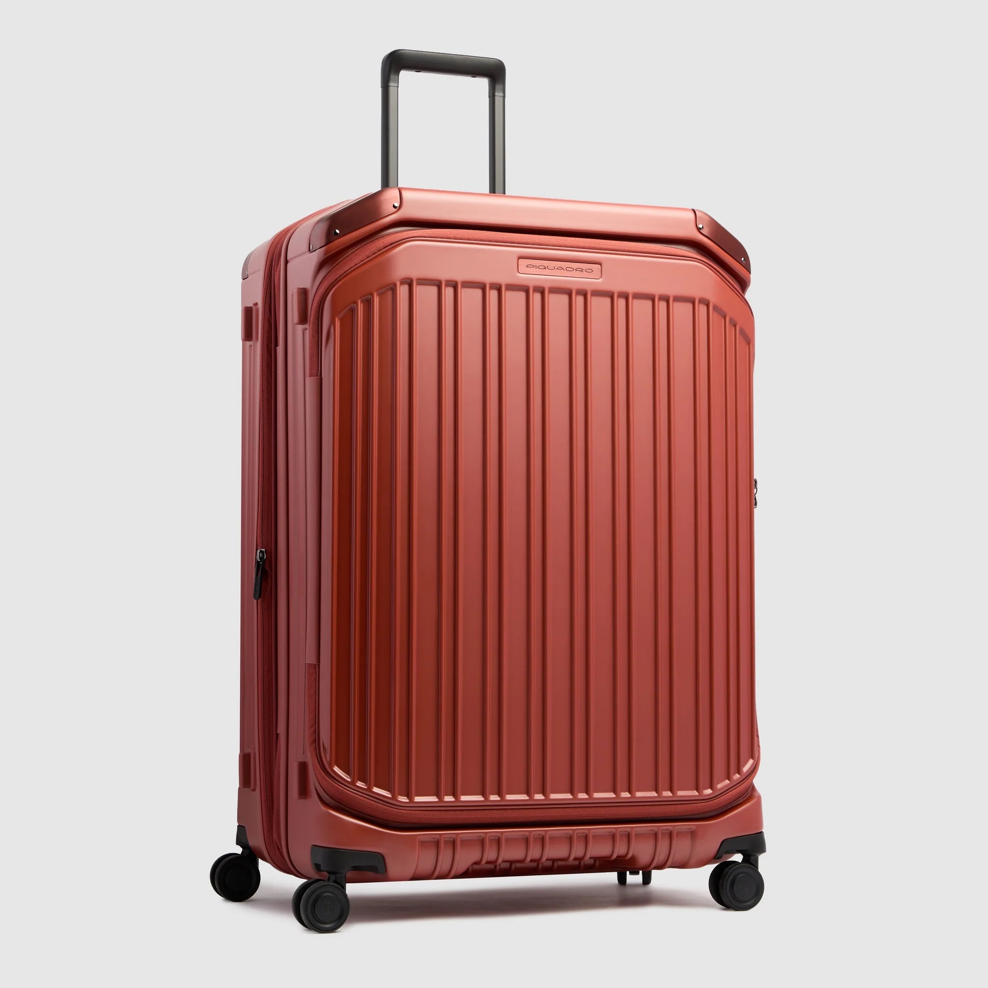Piquadro Trolley Grande Rigido PQ-Light Beige Opaco Espandibile con 4 Ruote