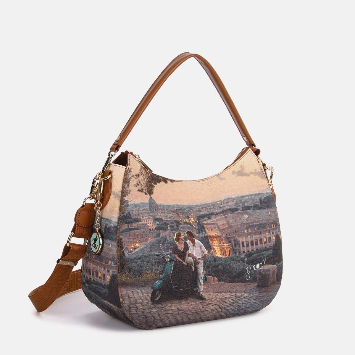 Ynot? Yes Bag Hobo Bag Donna con Tracolla