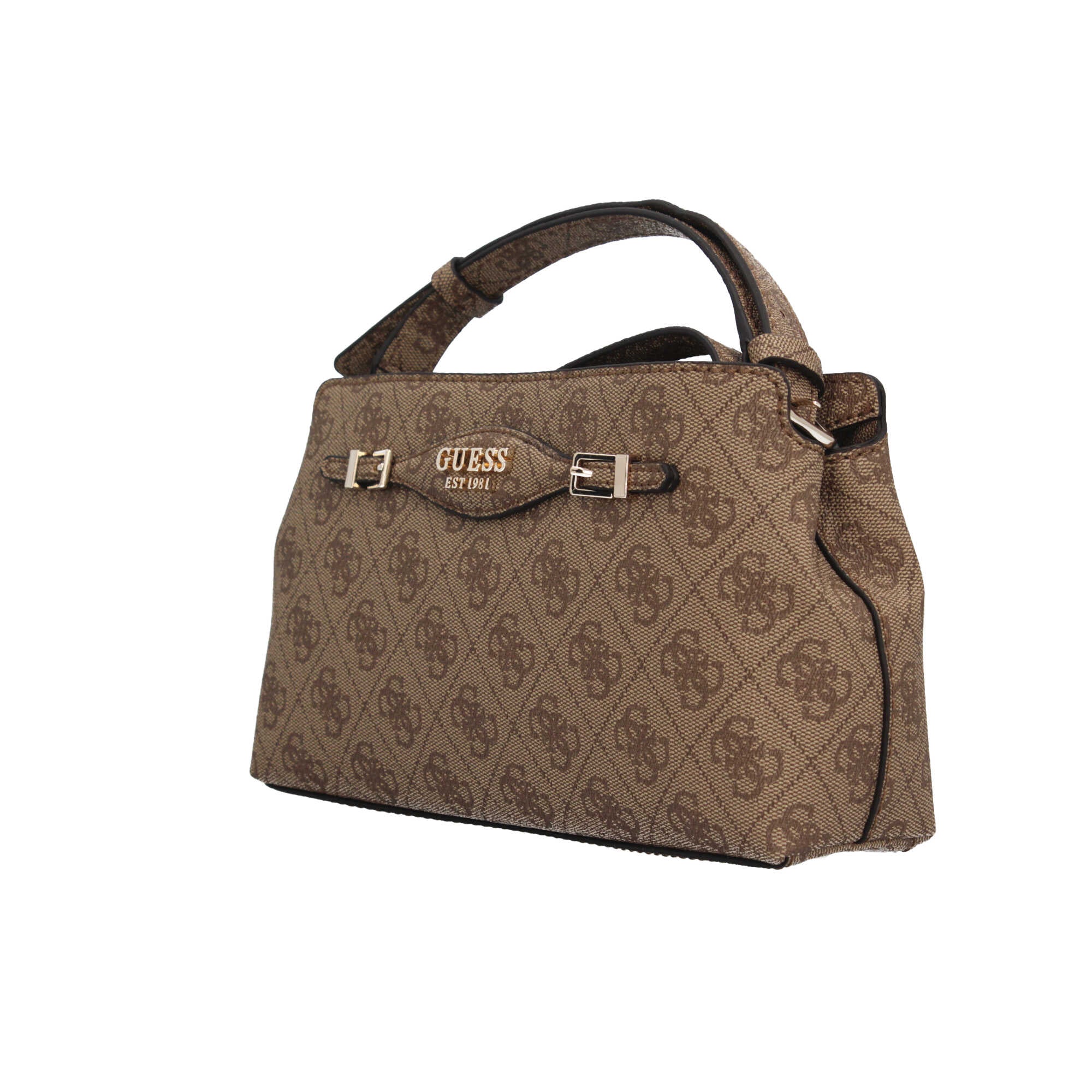 Borsa a spalla Guess con logo e tracolla regolabile BEIGE LOGO TU | Giò Fashion