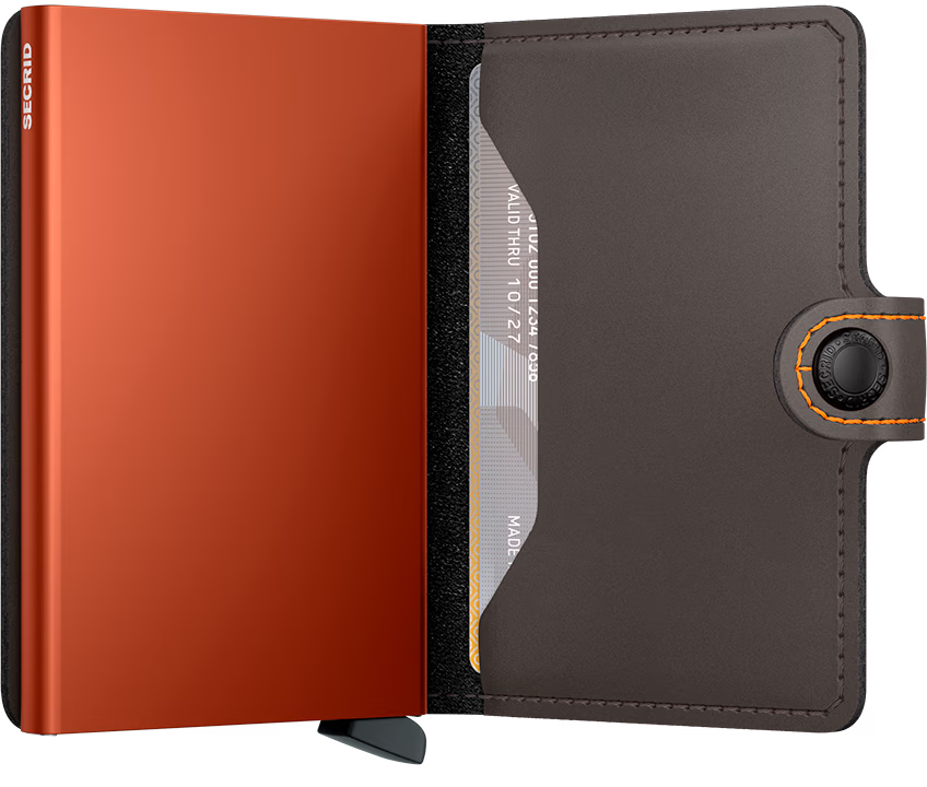 Portafoglio Secrid Miniwallet in pelle con blocco RFID e design tascabile