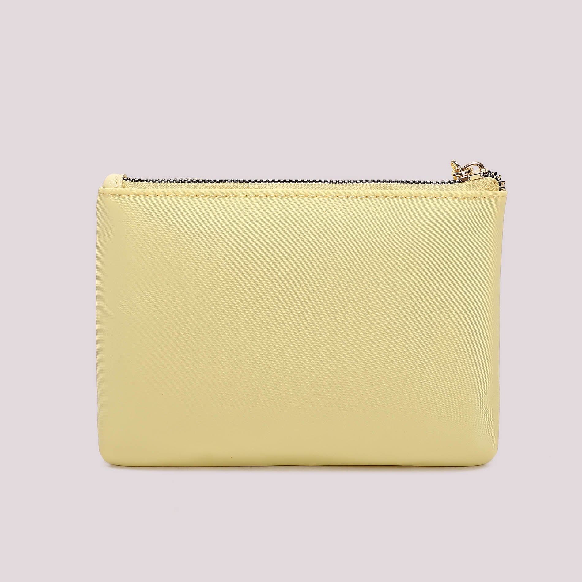 Mimi Mua pochette organizer donna con doppio scomparto GIALLO CHIARO TU | Giò Fashion