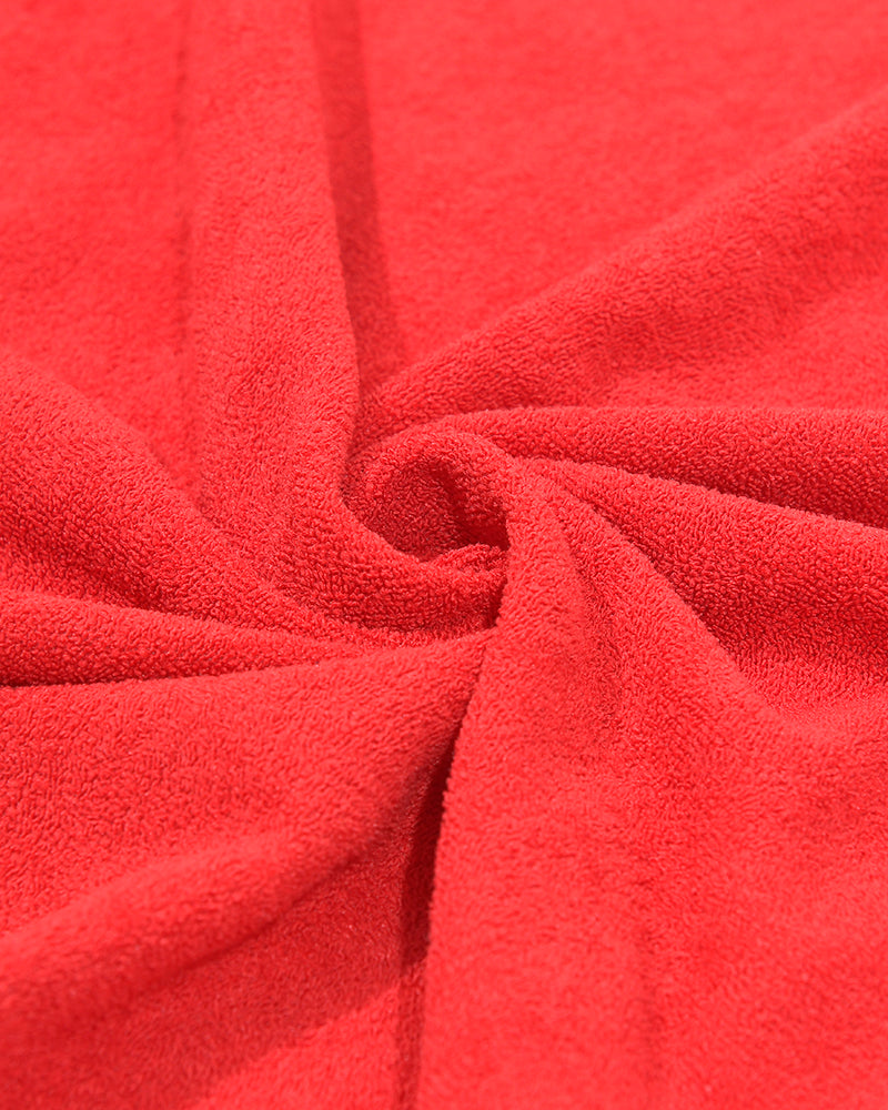 Ble Resort Collection Asciugamano Rosa Double Face con Fiori