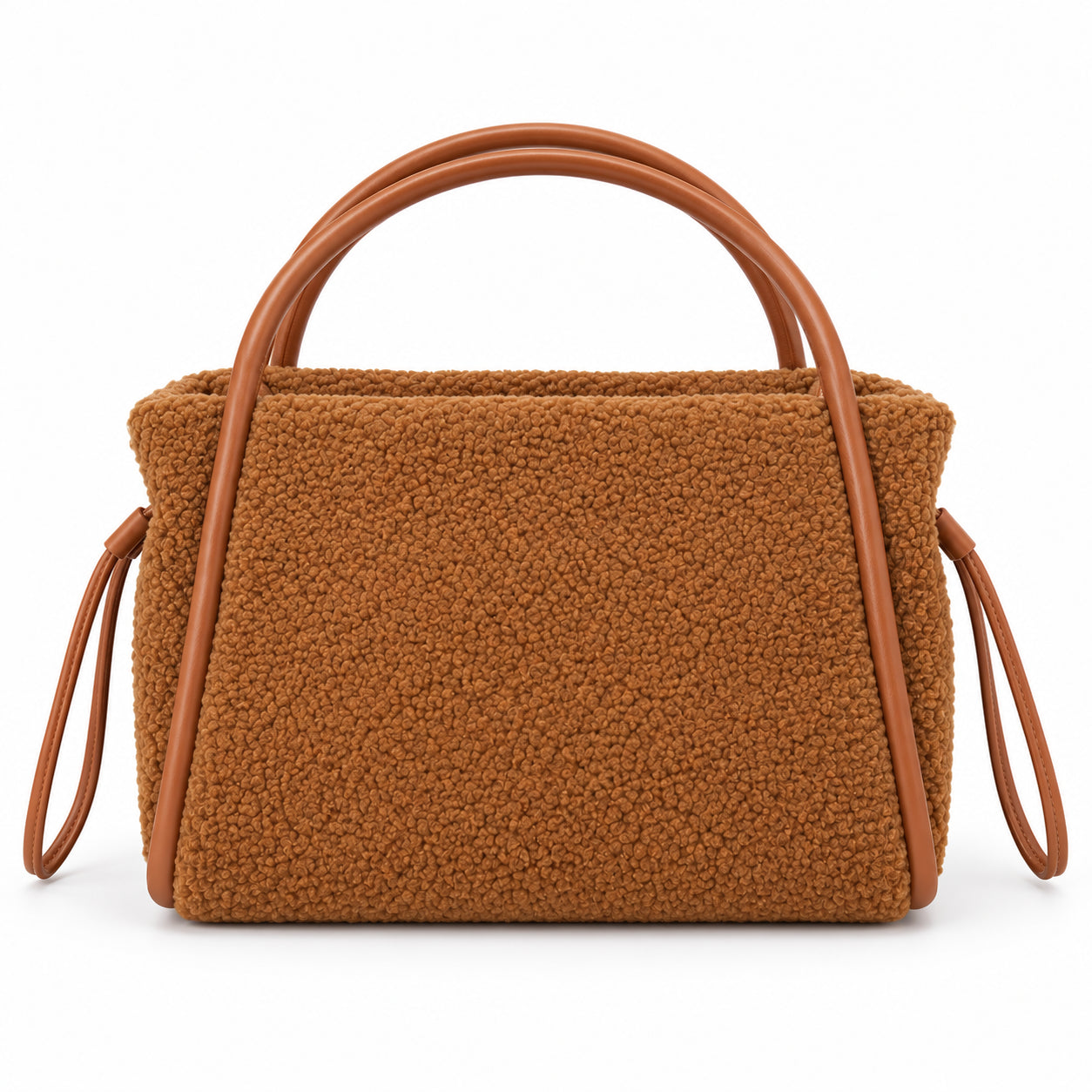 Borsa a Mano Kuvé in Teddy con Doppi Manici