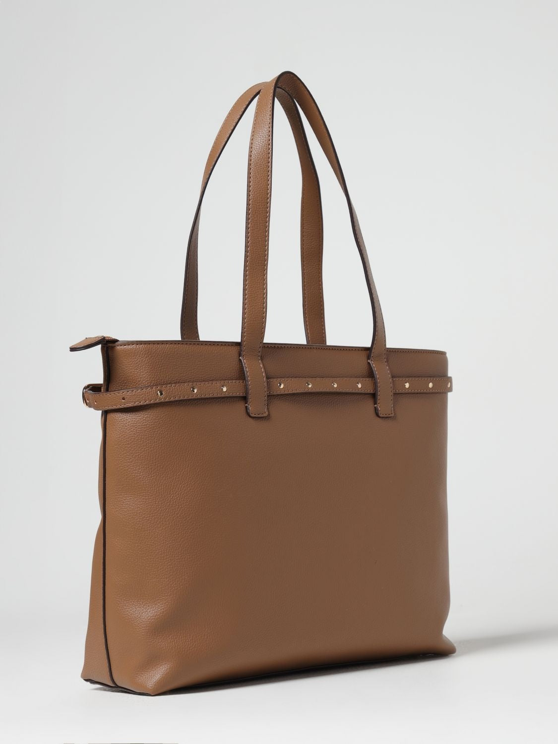 Shopper Liu Jo elegante con doppi manici e borchie decorative Marrone TU | Giò Fashion
