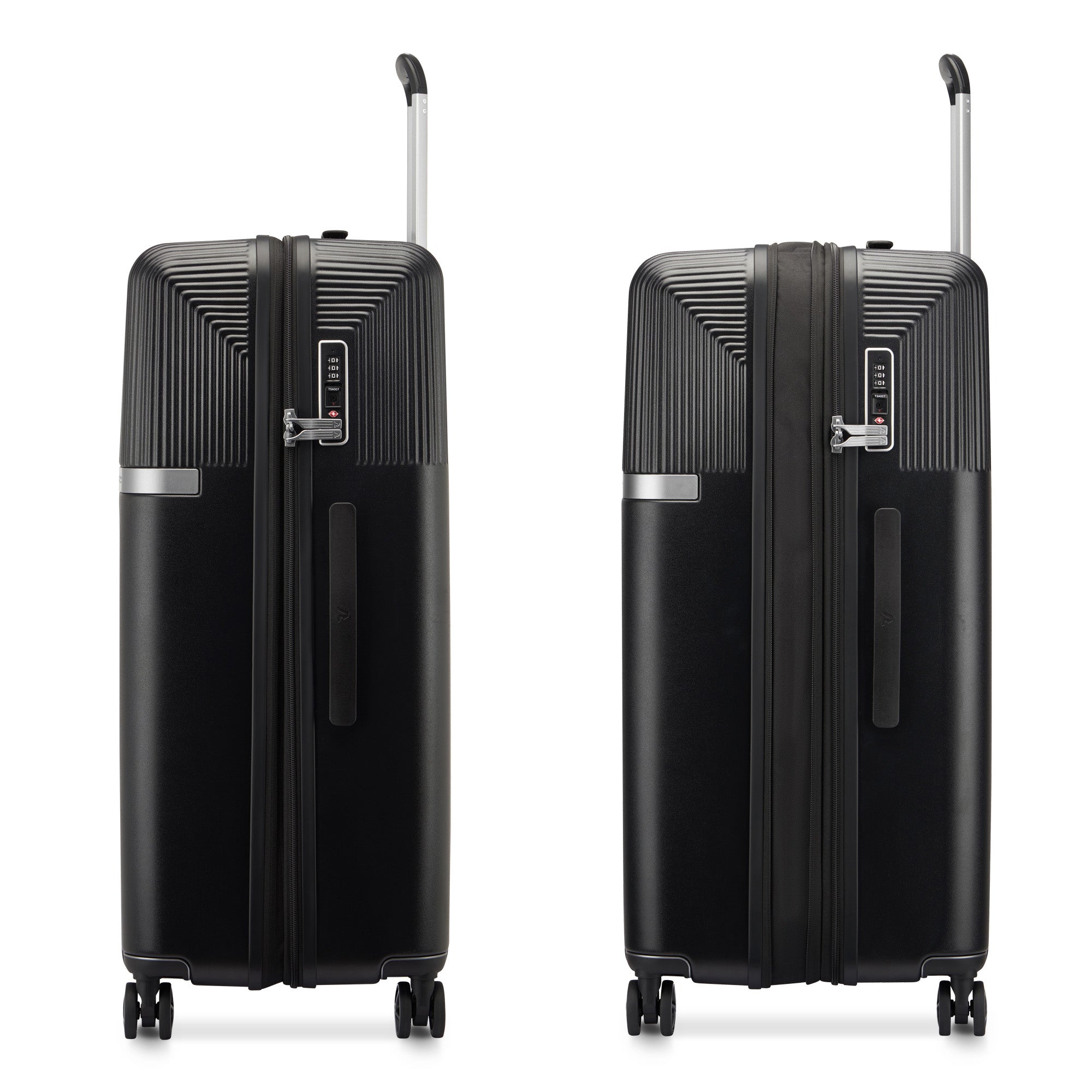 Trolley grande Roncato con scocca rigida e manico telescopico NERO TU | Giò Fashion