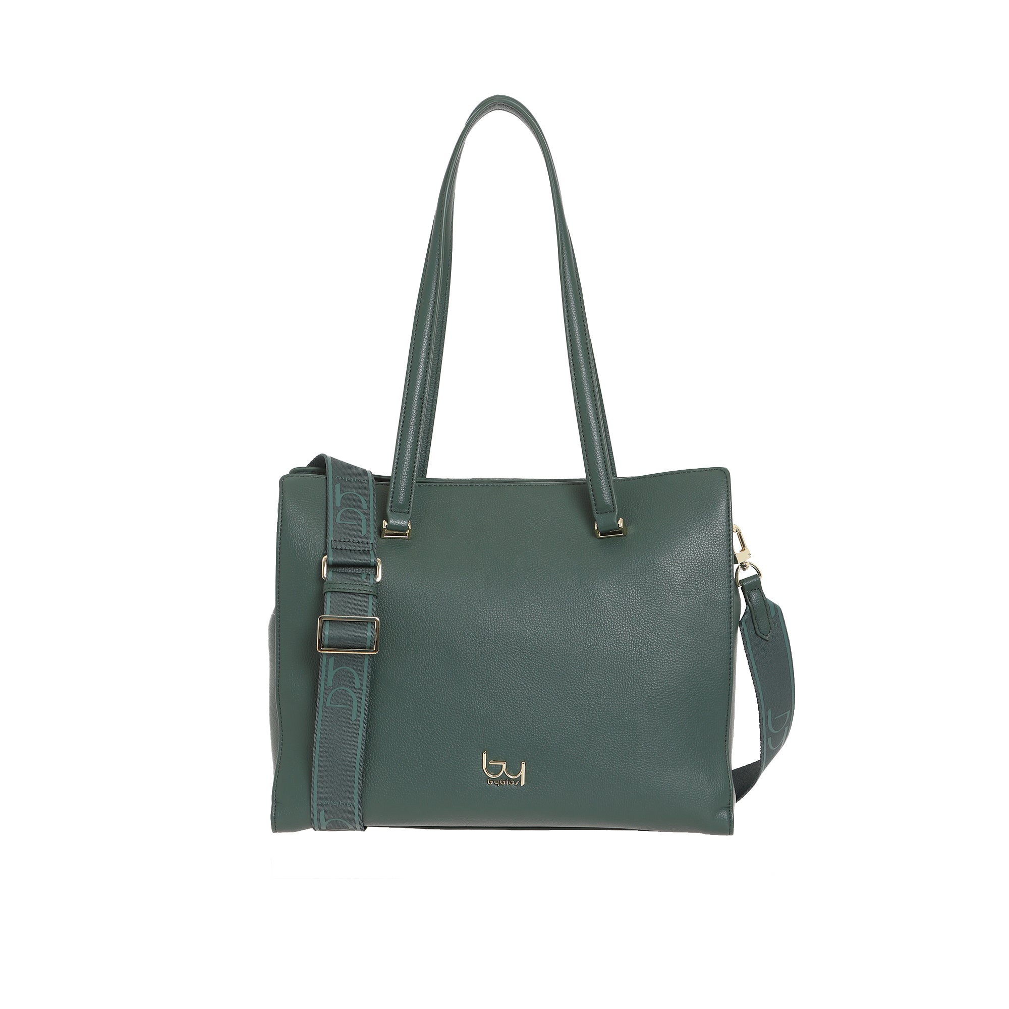 Borsa a spalla By Byblos con tracolla regolabile in ecopelle VERDE TU | Giò Fashion