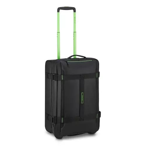 Trolley cabina compatto con ruote e manico telescopico pratico NERO TU | Giò Fashion