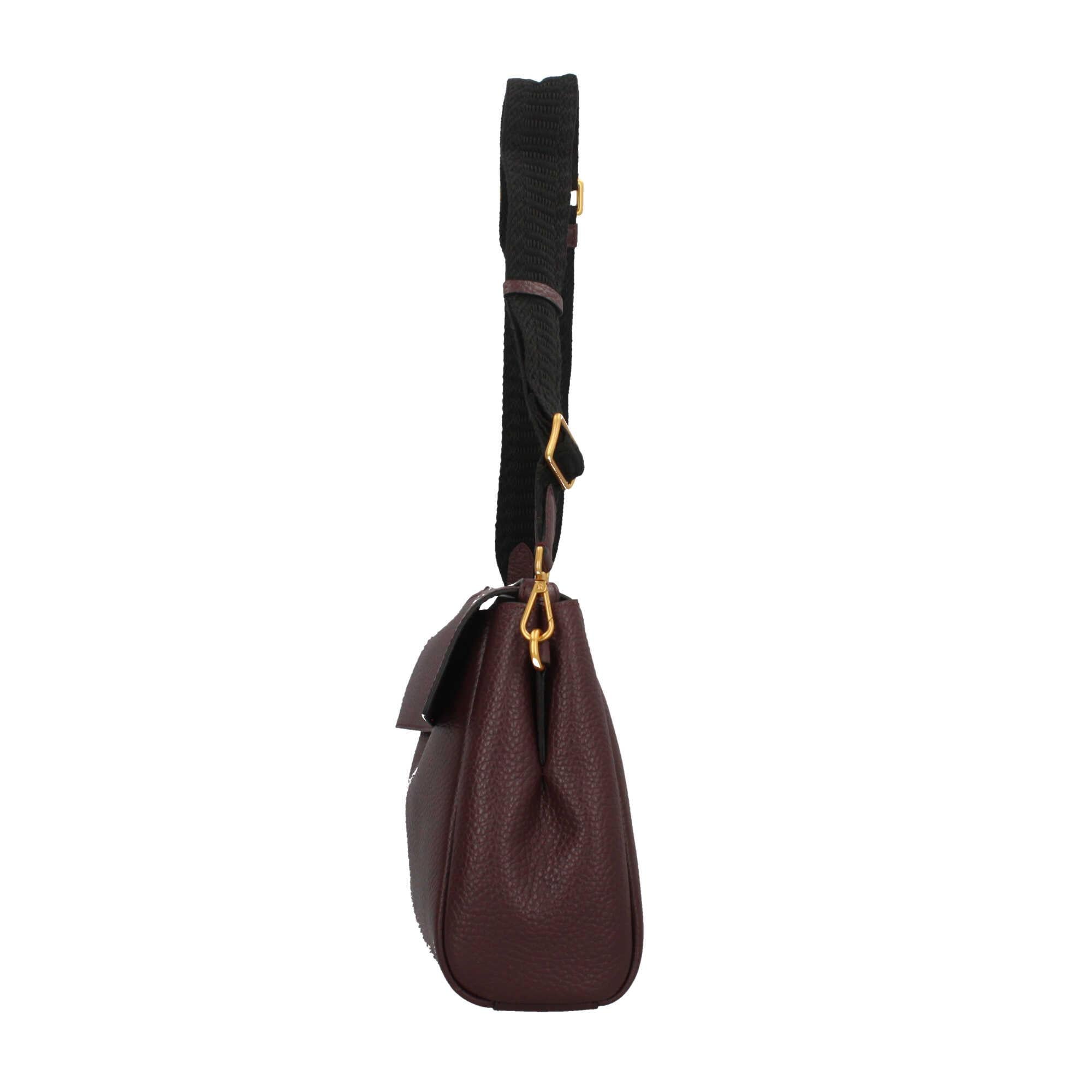 Gianni Chiarini Clio - Satchel Bag Versatile in Pelle Grana Maxi