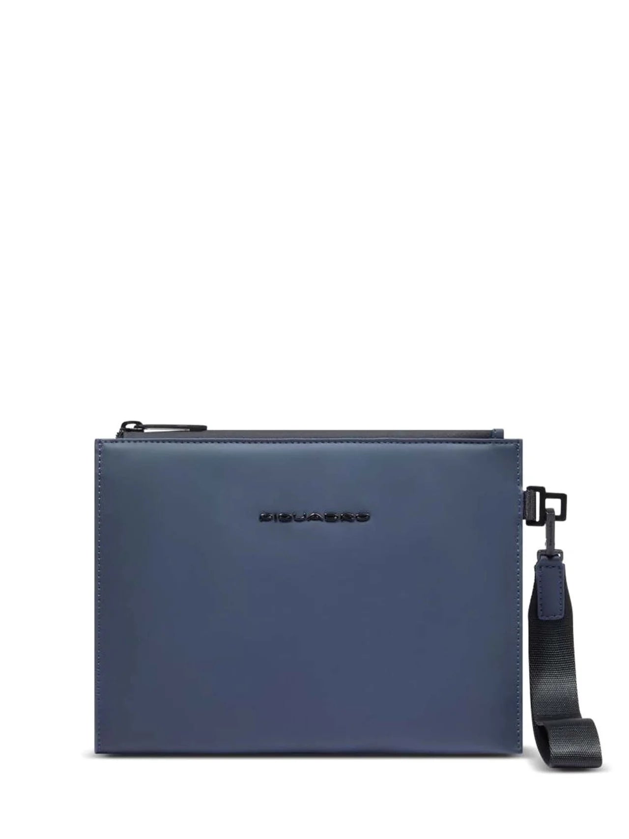 Piquadro pochette da uomo elegante in pelle con cinturino da polso