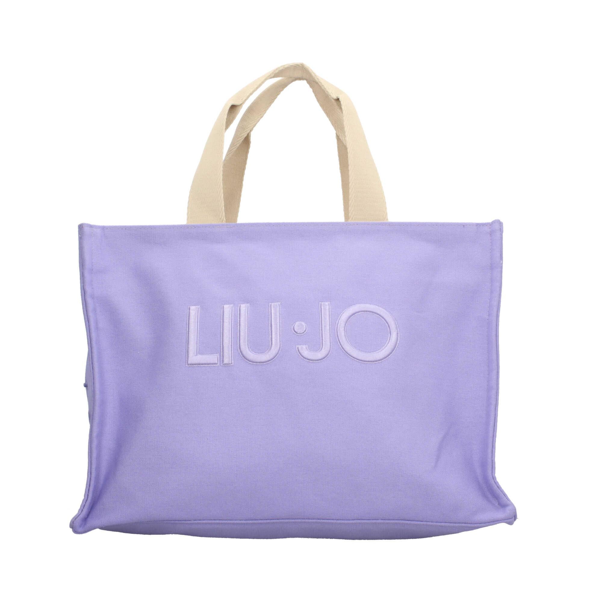 Borsa a Mano Liu Jo Canvas Hibiscus