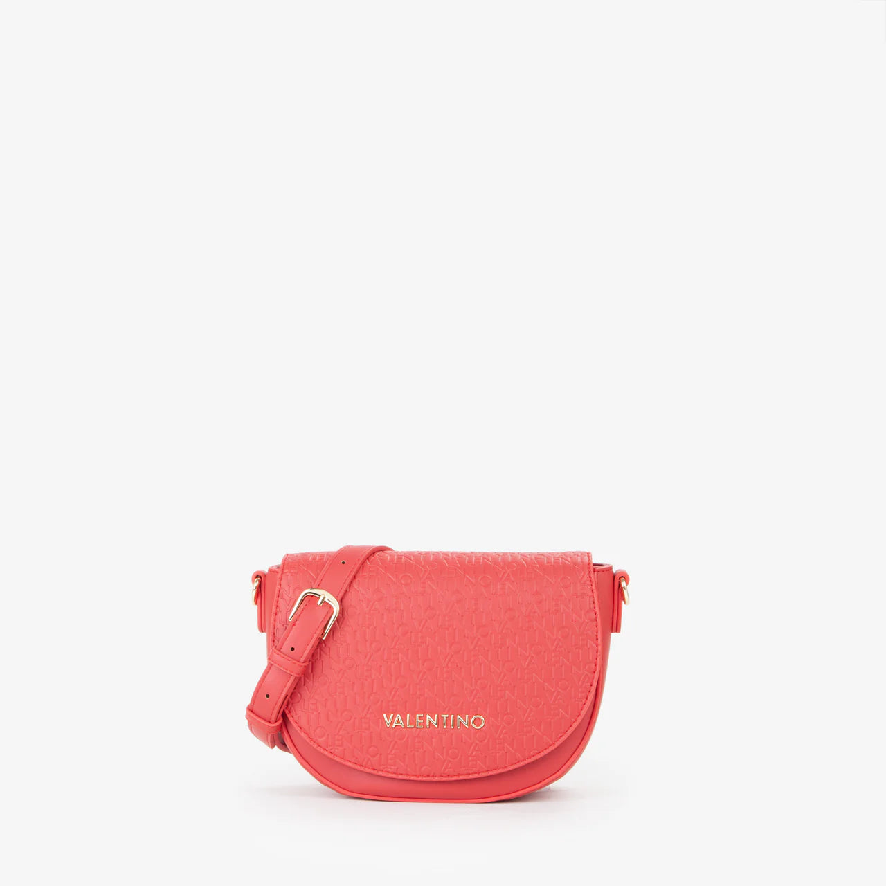 Valentino borsa a tracolla donna con logo in rilievo Rosso TU | Giò Fashion