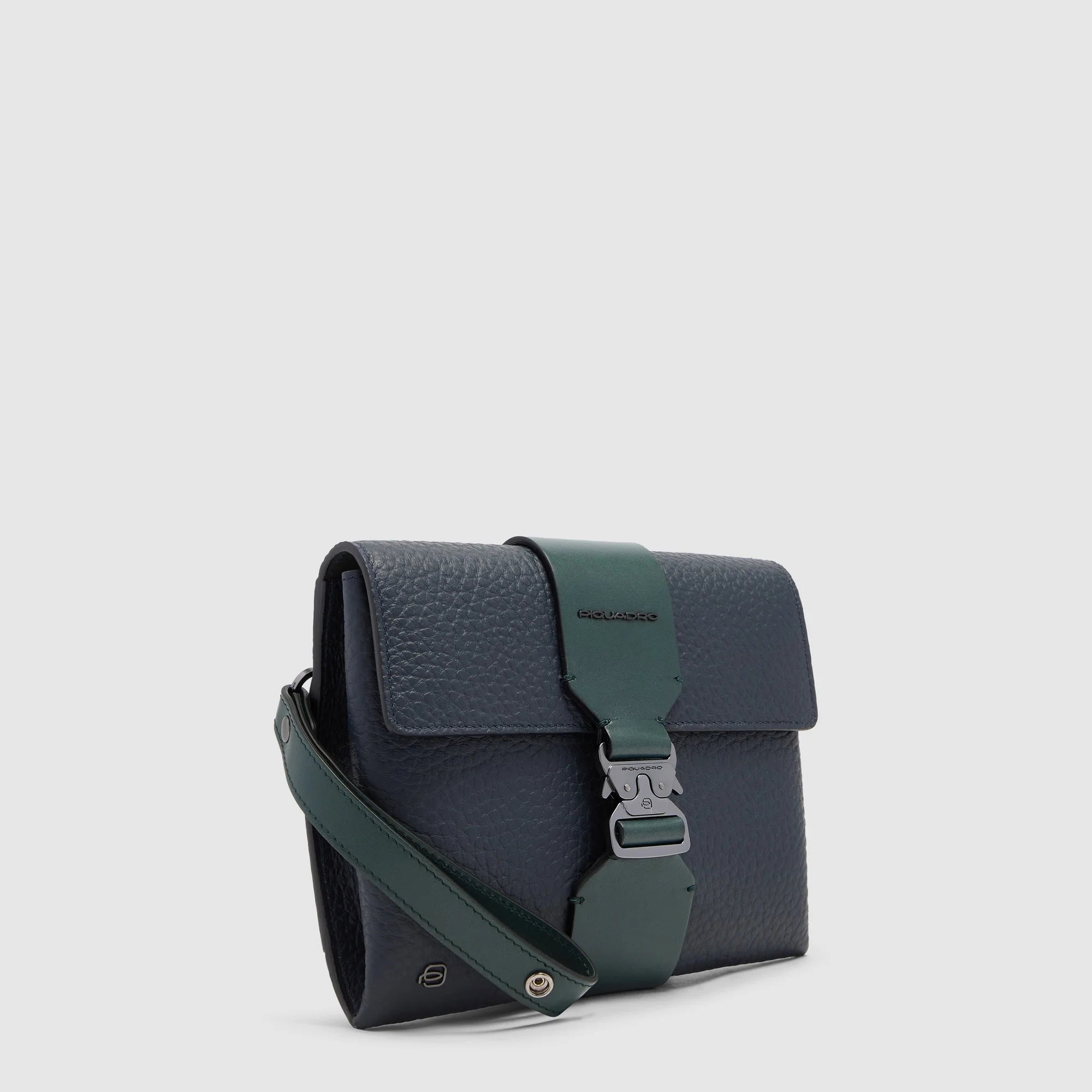 Pochette Uomo in Pelle con Manico da Polso