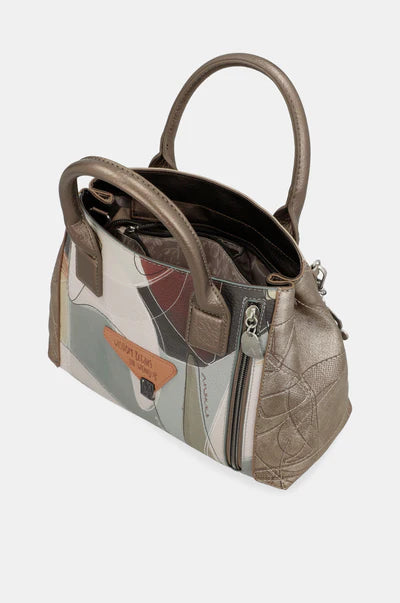 Borsa a mano donna Anekke con tracolla regolabile e chiusura zip Marrone TU | Giò Fashion