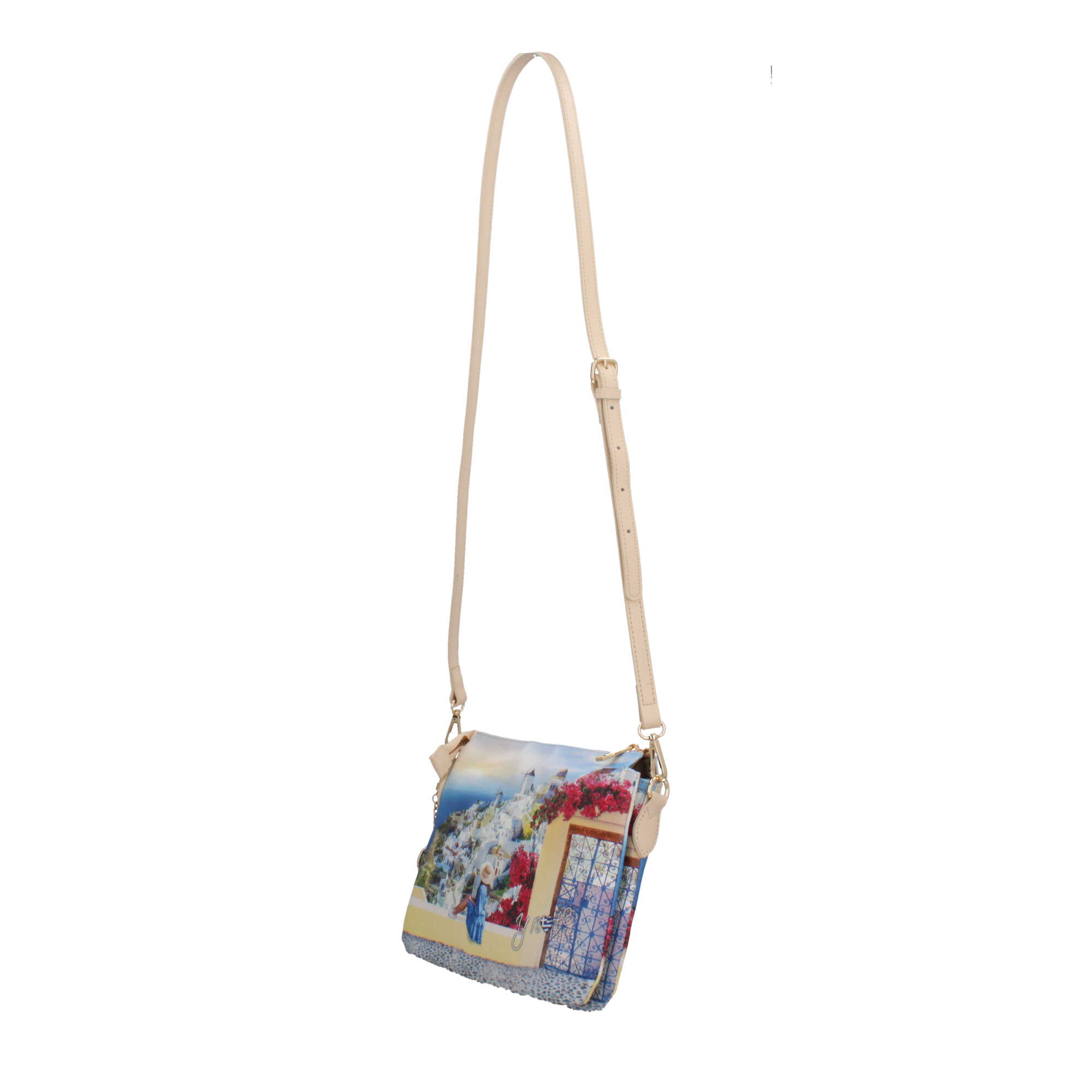 Borsa a tracolla YNot con doppio scomparto e design compatto GREEK SUMMER TU | Giò Fashion