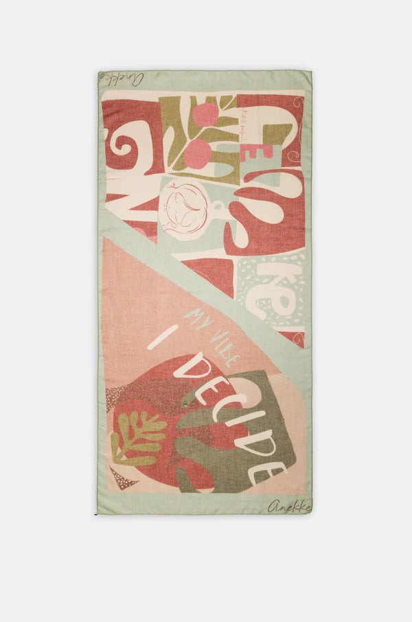 Foulard Anekke grande leggero multifunzione Rosa TU | Giò Fashion