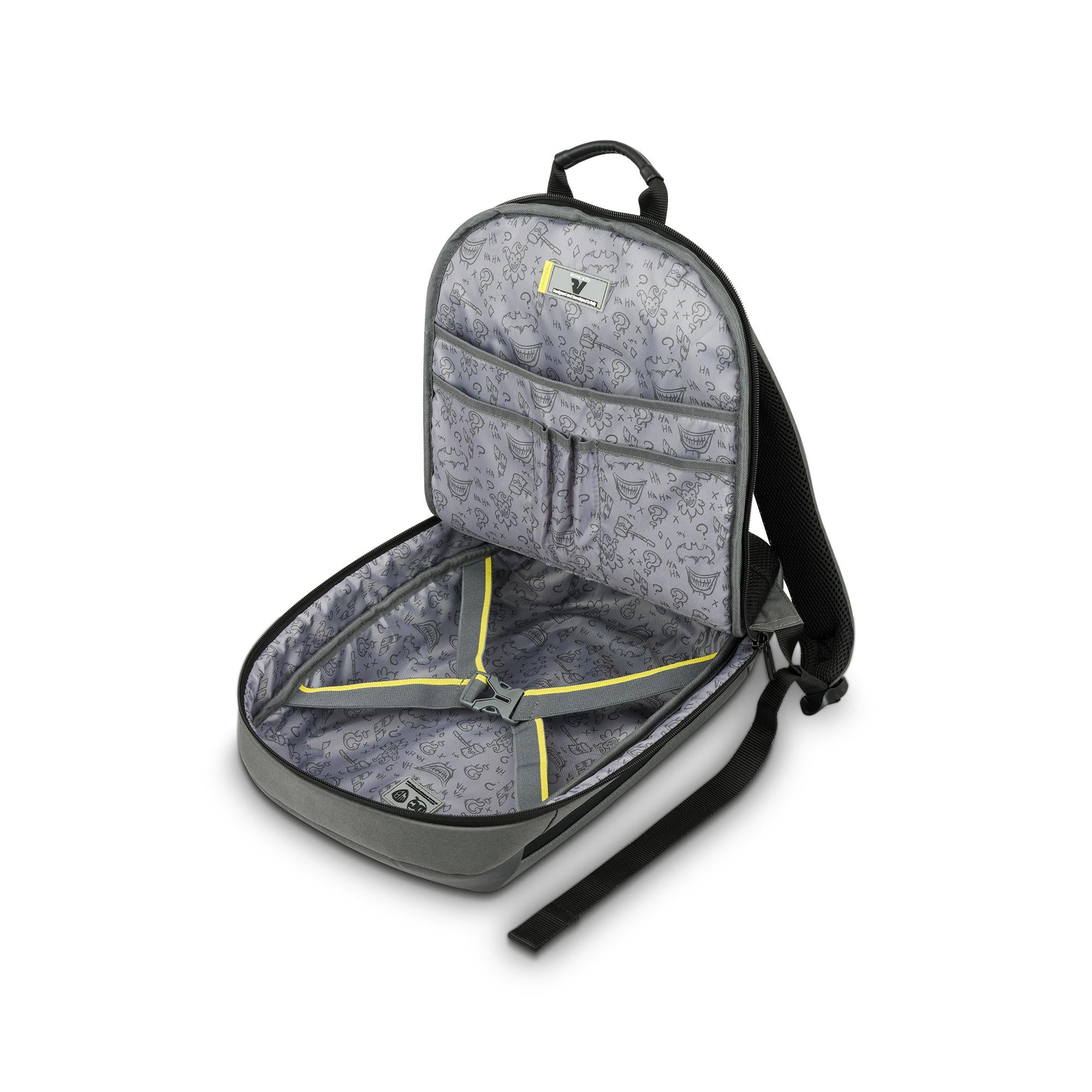 Zaino da viaggio V-Project con grafica supereroe e scomparto laptop