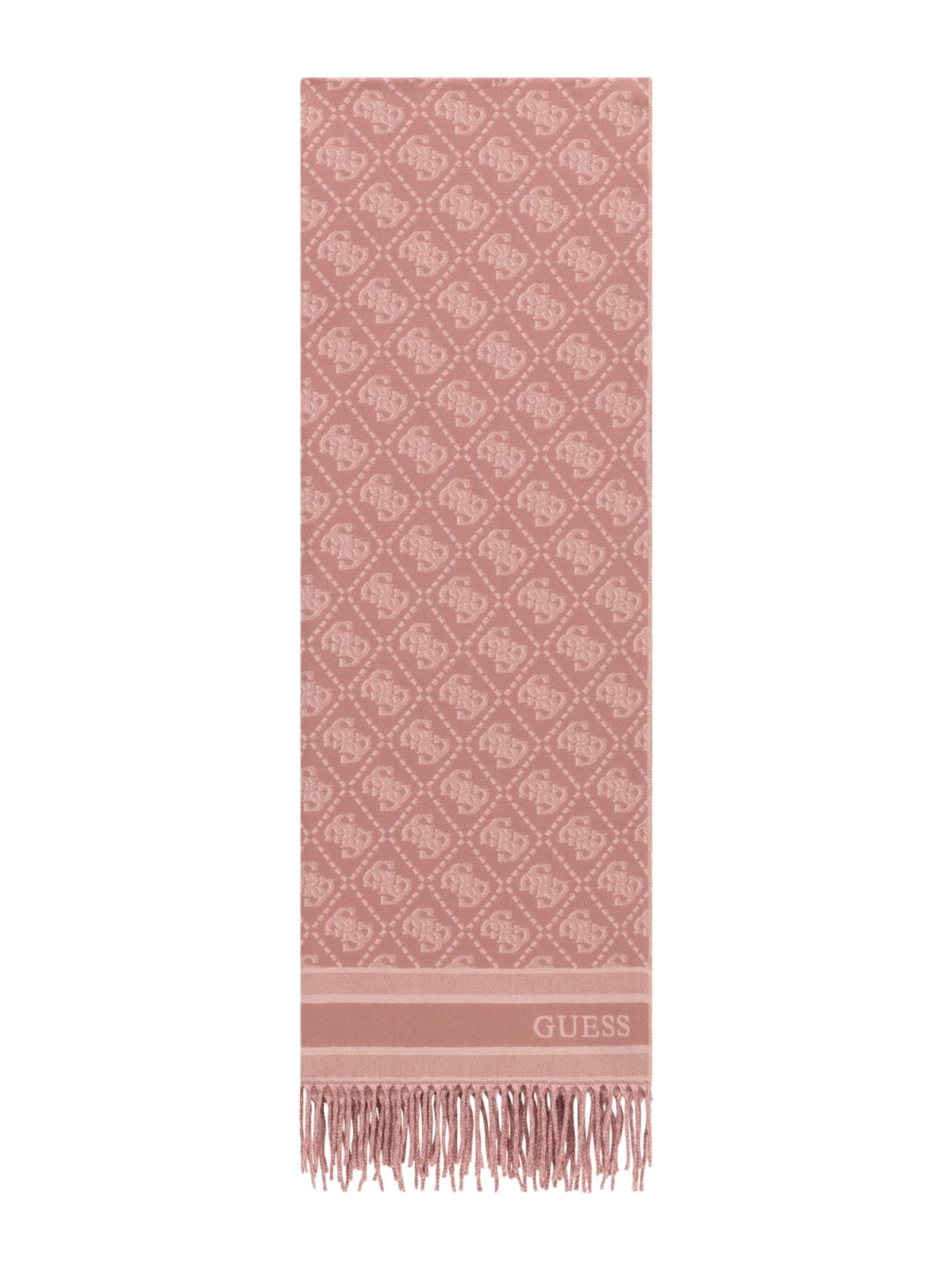 Sciarpa Guess Donna con Motivo Logo e Frange