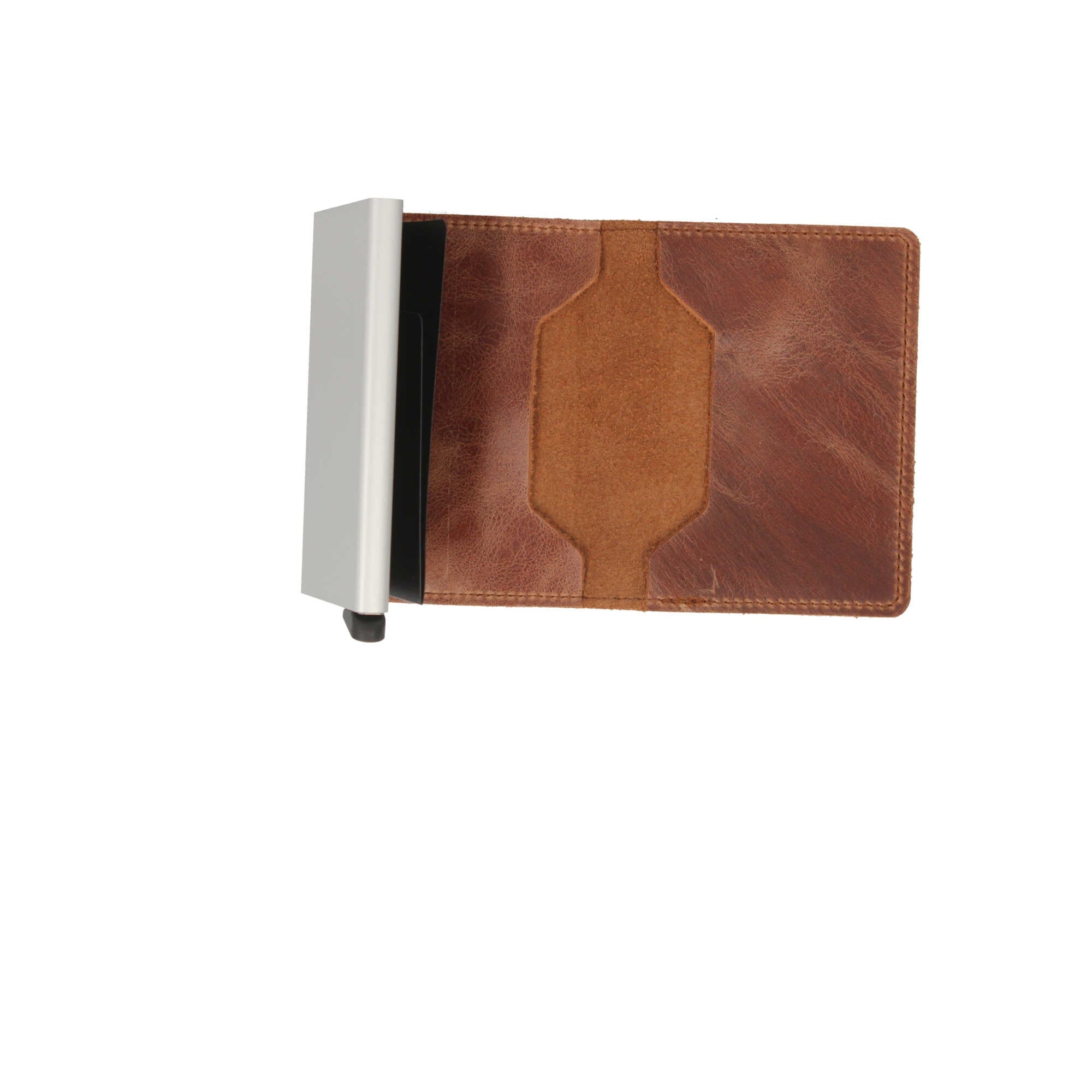 Secrid Miniwallet in Pelle Marrone Chiaro con Cardprotector RFID