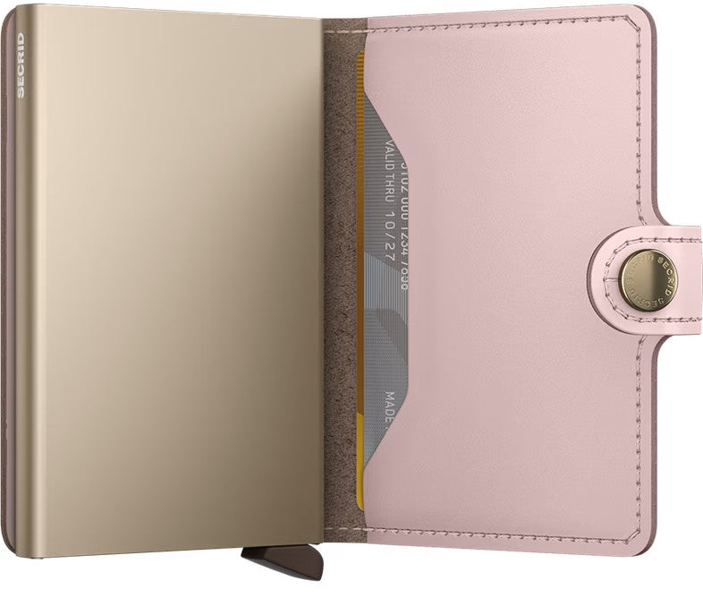 Portafoglio Secrid Miniwallet M Ballet compatto con protezione RFID Rosa TU | Giò Fashion