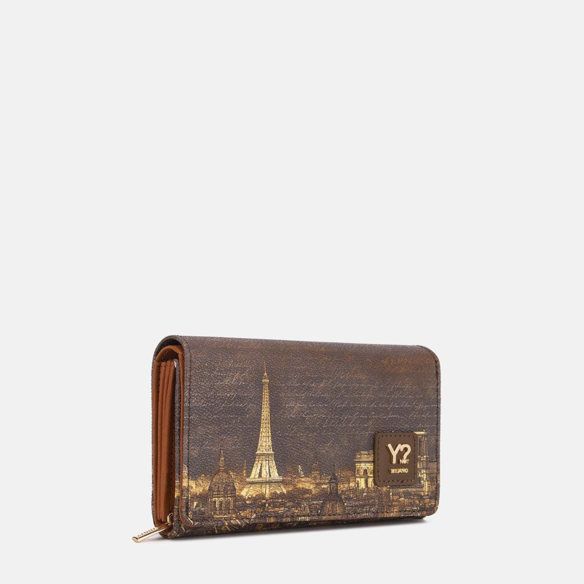 Ynot? Yes Bag Portafoglio Donna Compatto in Ecopelle con Zip