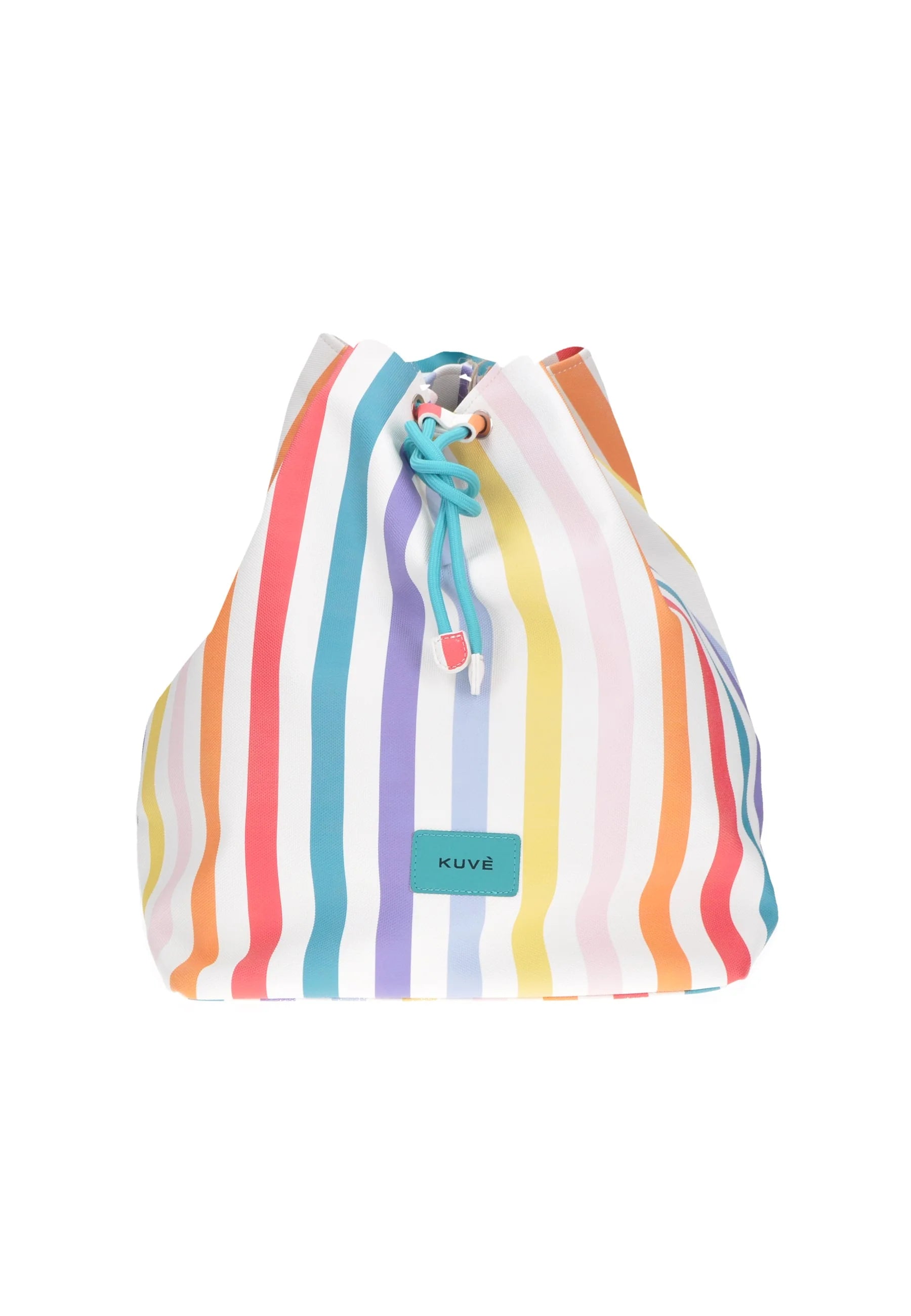 Zaino KUVE con chiusura a coulisse e righe verticali