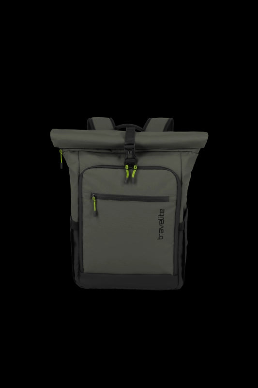 Zaino Travelite roll-top con chiusura arrotolabile e tasche multiple