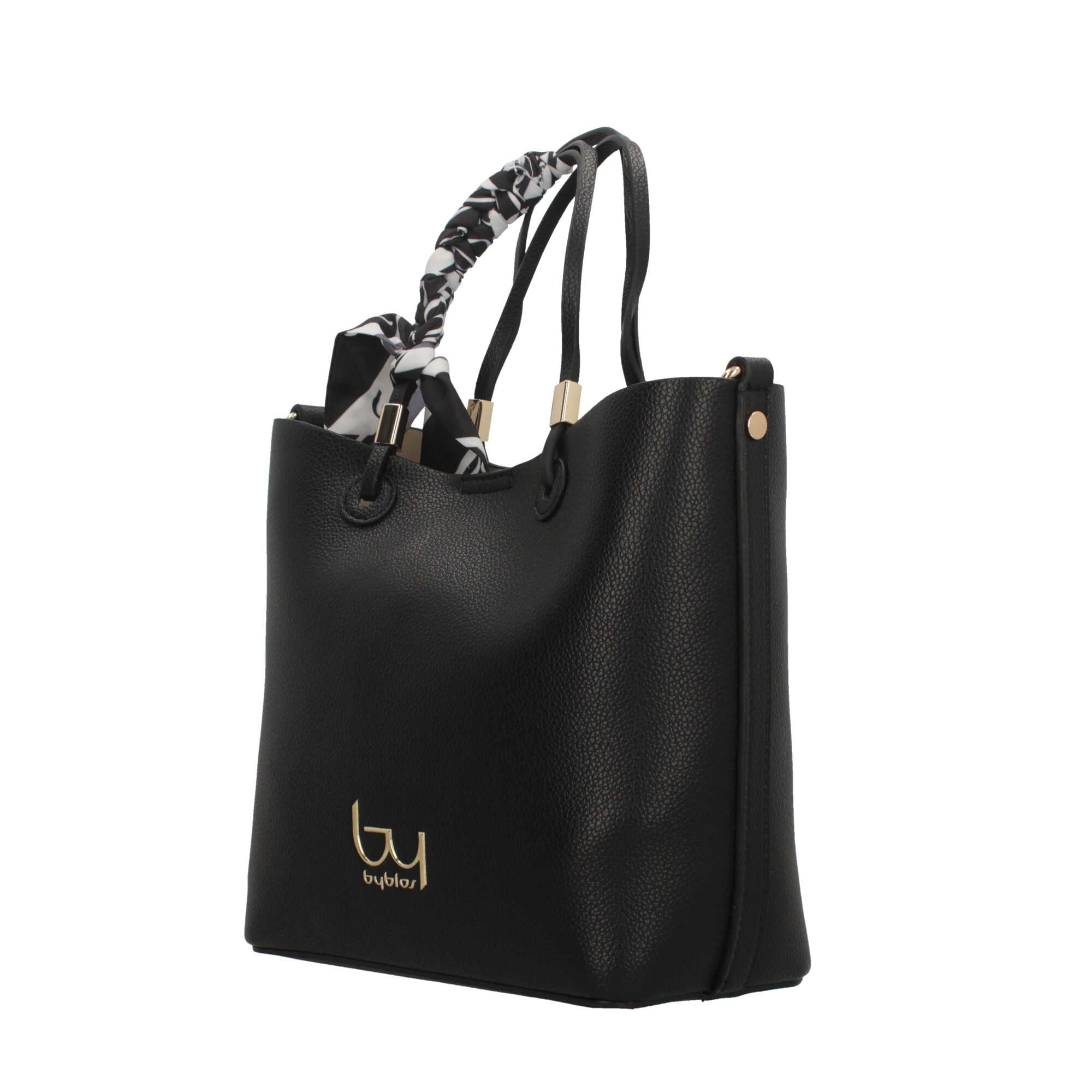 Borsa a mano con foulard removibile By Byblos Nero TU | Giò Fashion