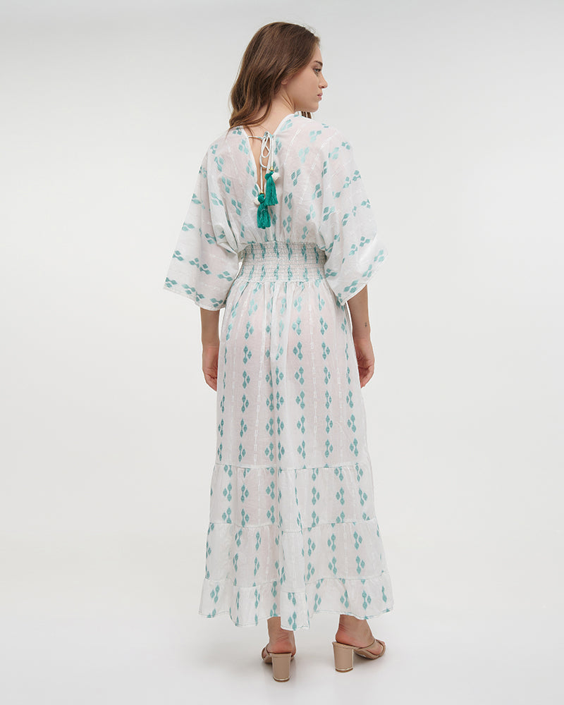Ble Resort Collection Abito Lungo a Maniche 3/4