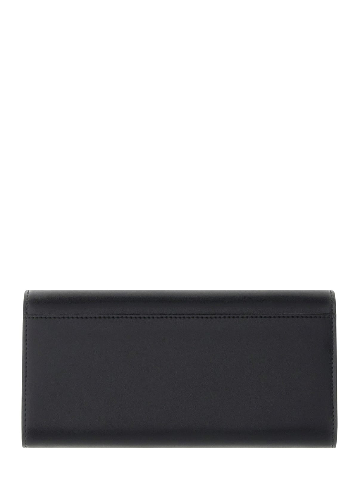 Portafoglio Guess donna elegante con dettaglio morsetto frontale Nero TU | Giò Fashion