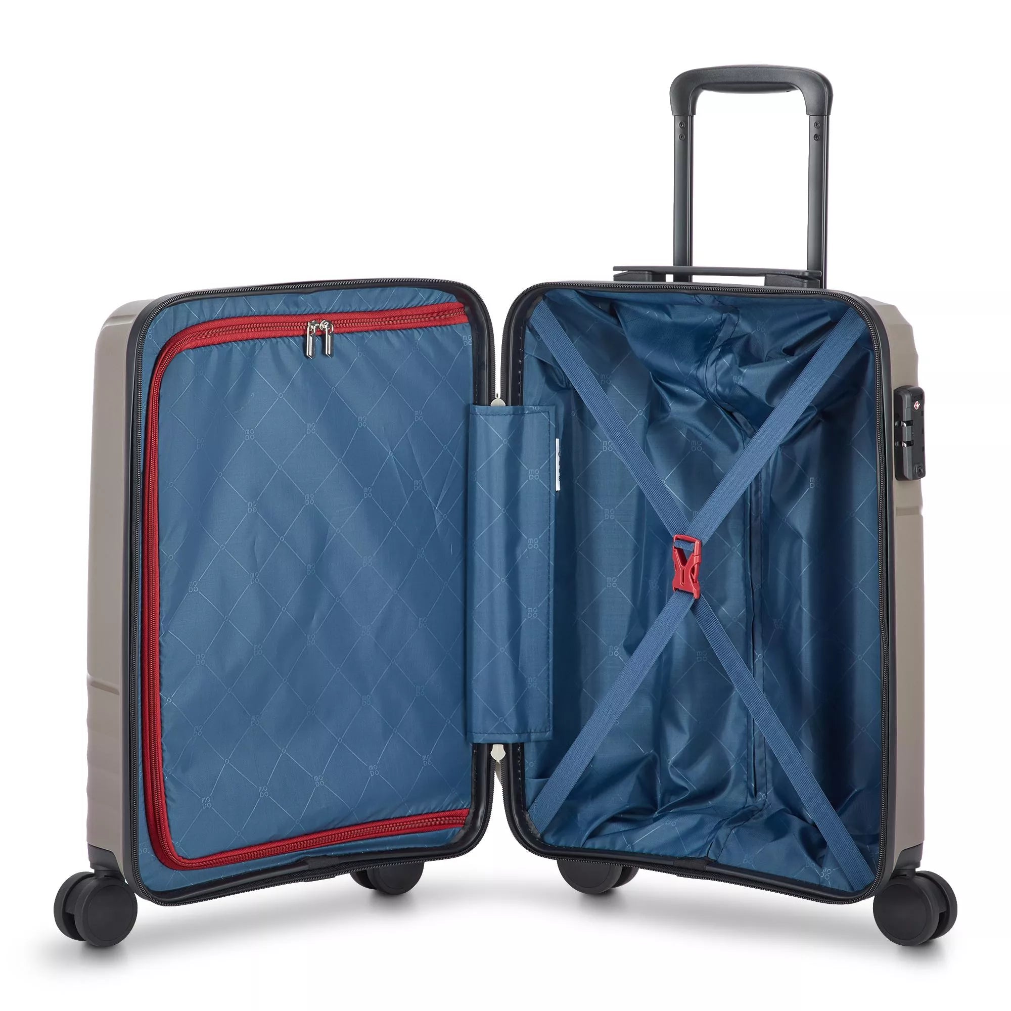 Modo by Roncato Trolley Bagaglio a Mano Rigido 4 Ruote 55x40x20 Grigio TU | Giò Fashion