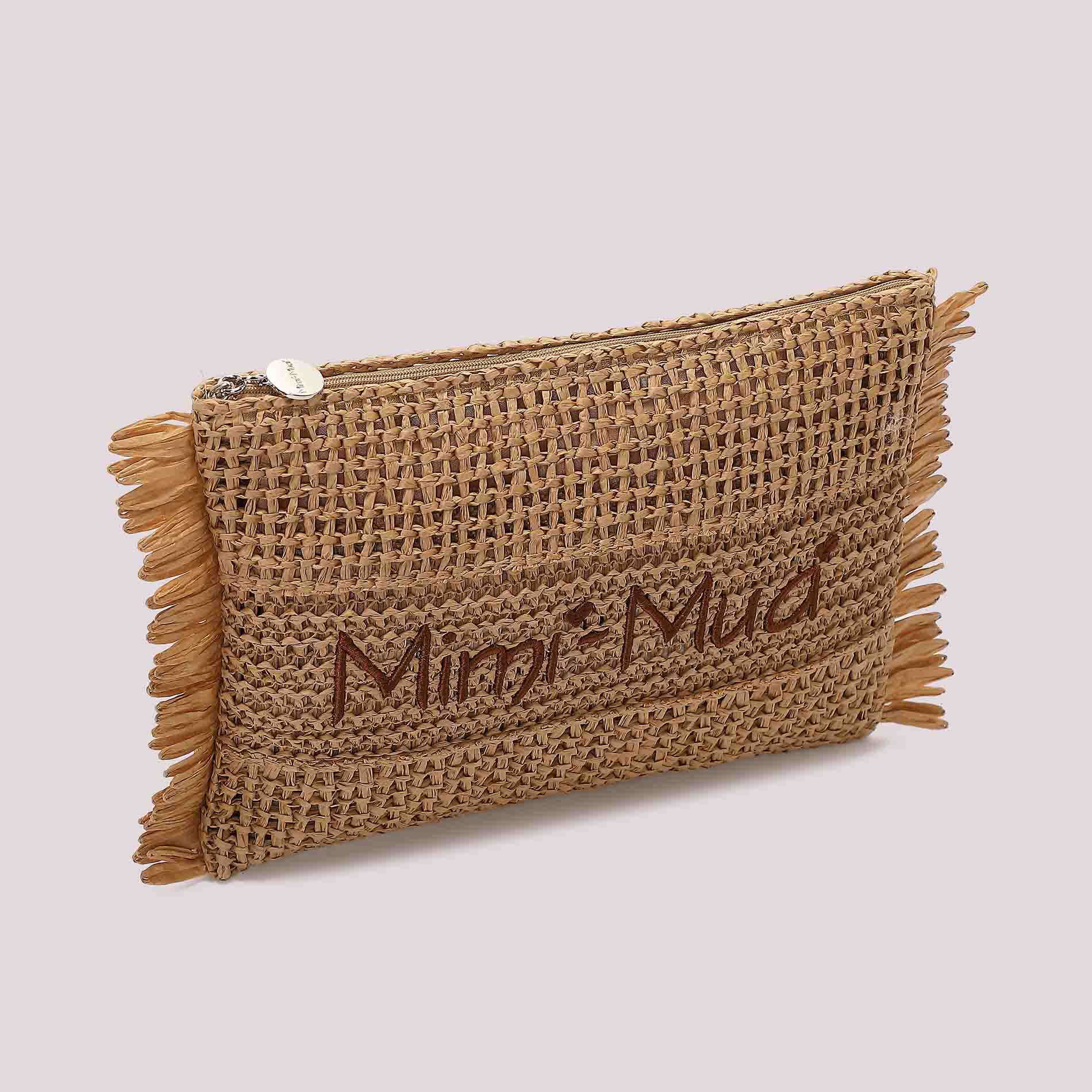 Pochette Mimi Mua Straw Paper