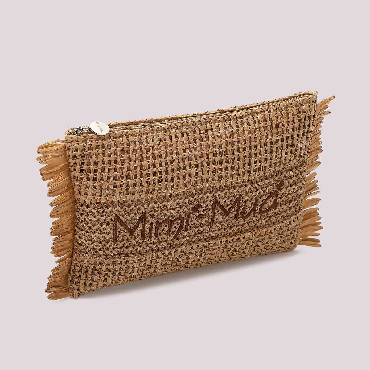 Pochette Mimi Mua Straw Paper
