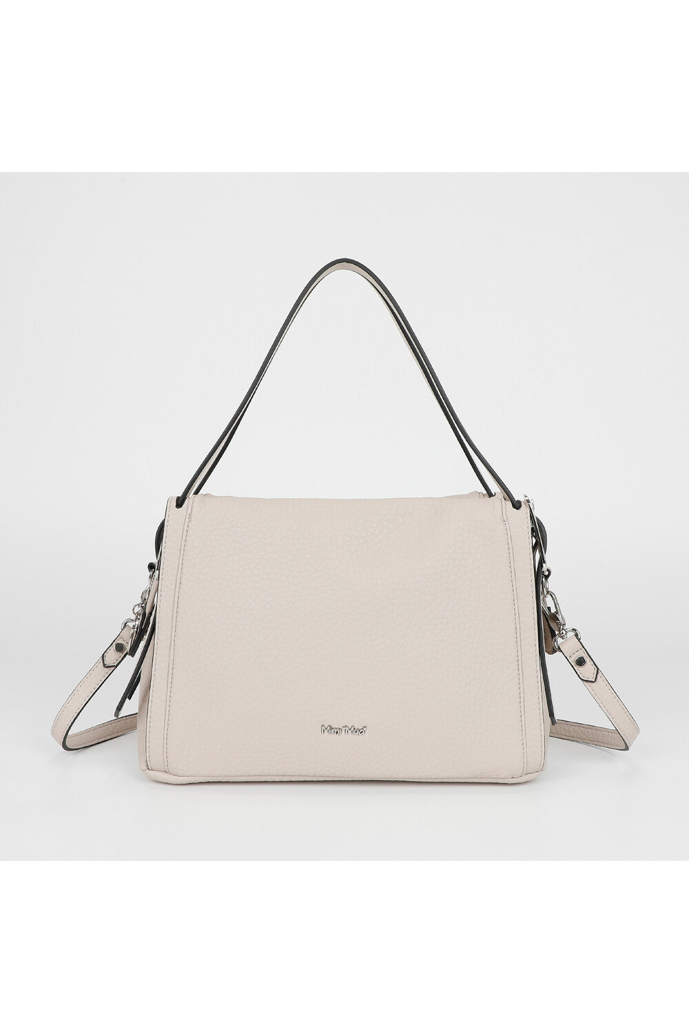 Mimi Mua borsa a mano con tracolla regolabile Beige TU | Giò Fashion