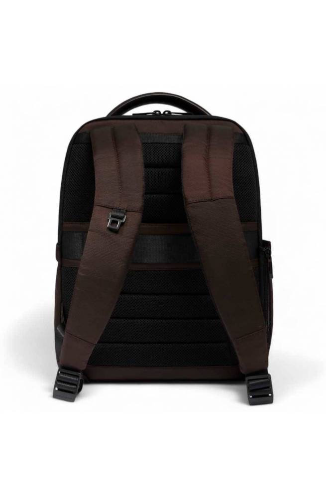 Zaino porta computer Piquadro in tessuto riciclato con tasche organizzate