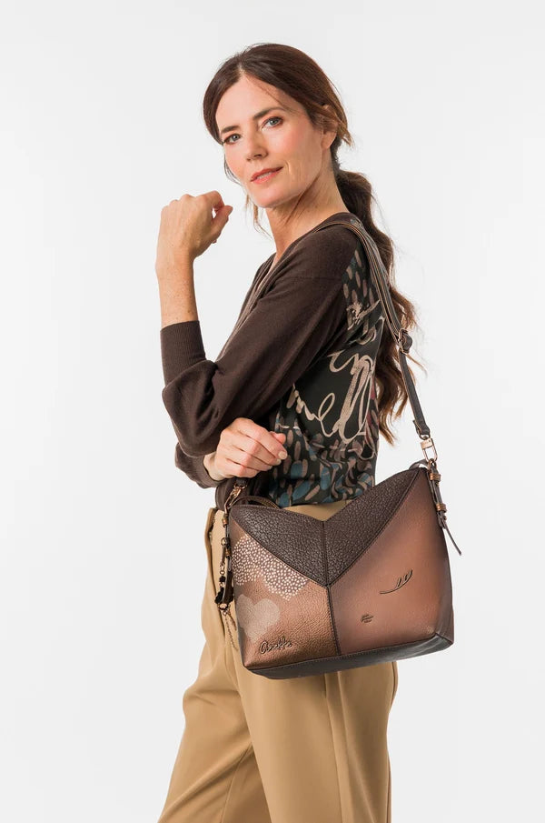 Borsa a Spalla con Tracolla Donna Anekke Voyage