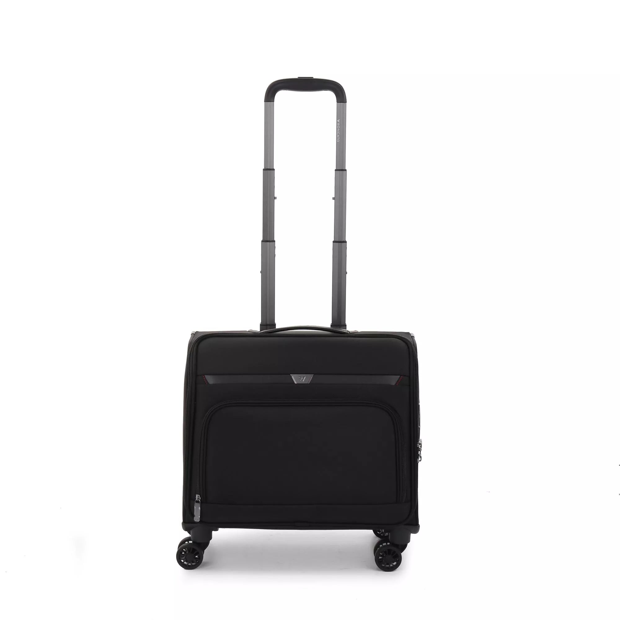 Roncato trolley cabina espandibile con quattro ruote e tasca frontale NERO TU | Giò Fashion