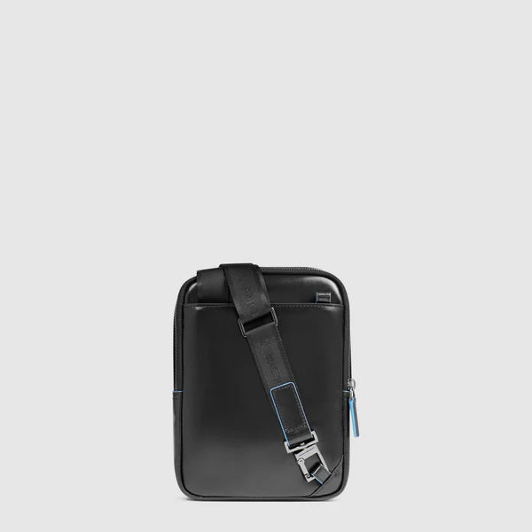 Piquadro borsello compatto porta smartphone con tasca frontale NERO TU | Giò Fashion