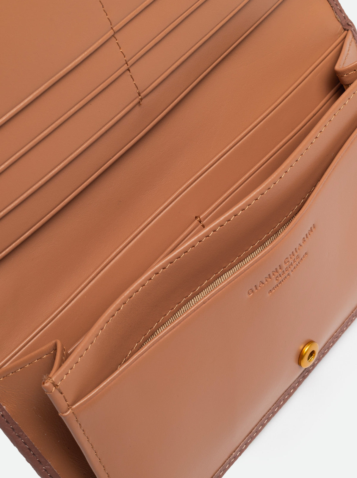 Portafoglio Gianni Chiarini Wallets Bubble Grande in Vera Pelle Martellata