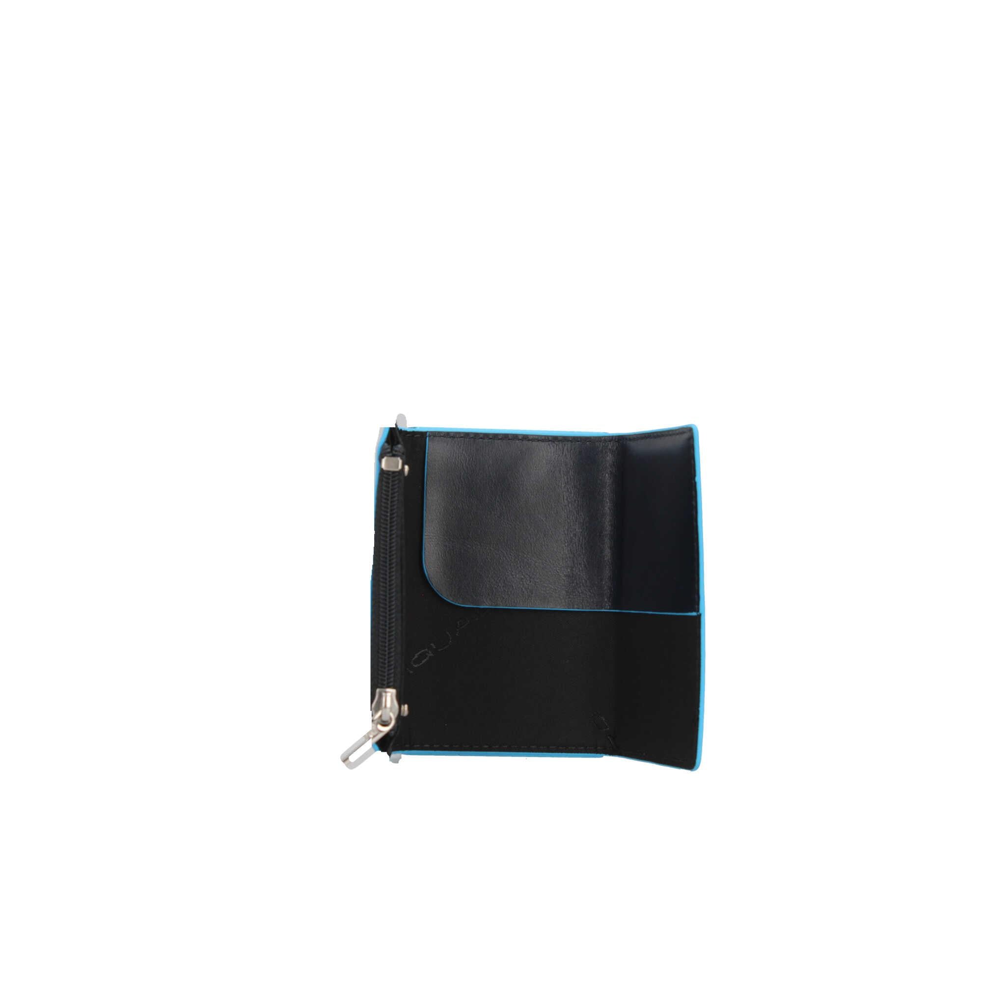 Compact wallet porta monete Piquadro con sliding system
