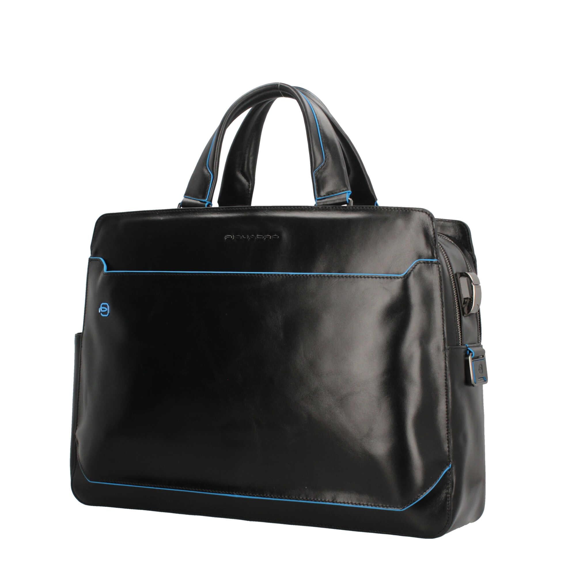 Uomo Piquadro Borse Da Viaggio Piquadro Piquadro Borsa Da Lavoro In Pelle Con Dettagli Eleganti