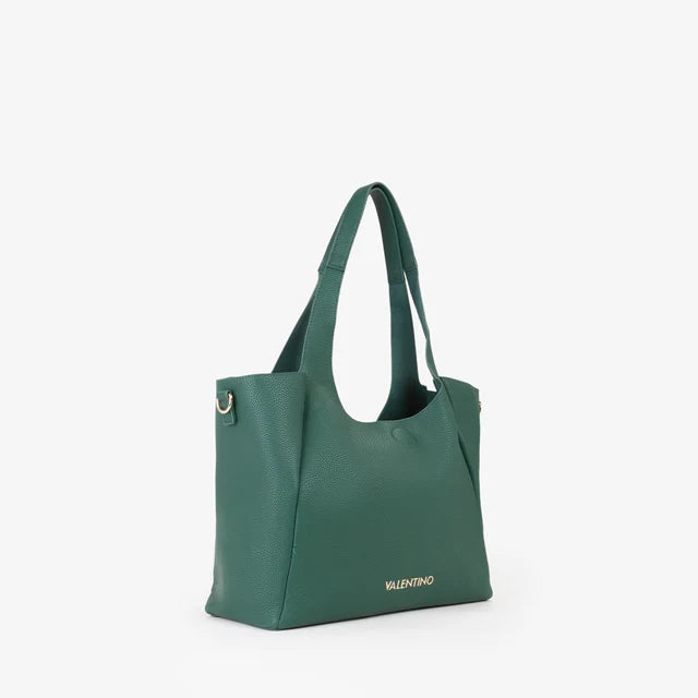 Borsa a spalla donna Mario Valentino elegante e capiente per uso quotidiano VERDE TU | Giò Fashion
