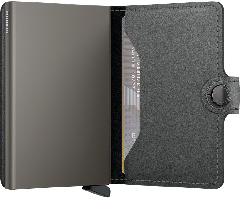 Portafoglio Secrid Miniwallet MMS Steel compatto con protezione RFID Argento TU | Giò Fashion