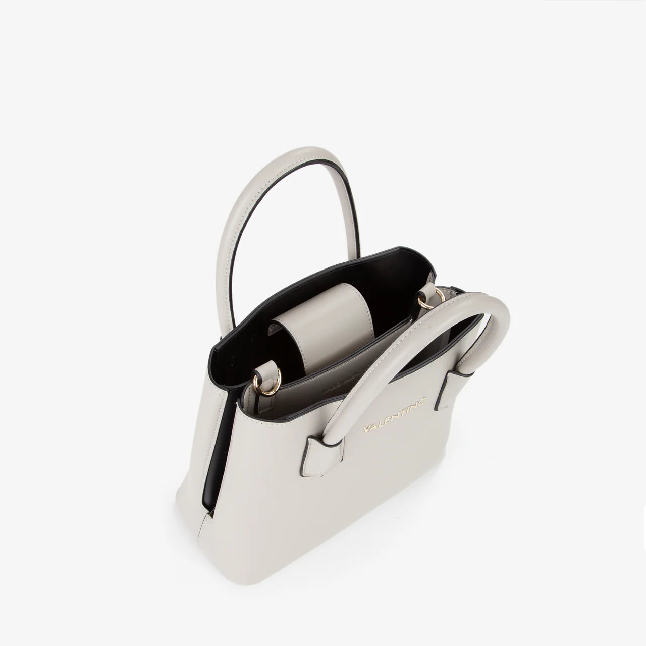 Valentino borsa a mano donna elegante con doppi manici Grigio TU | Giò Fashion