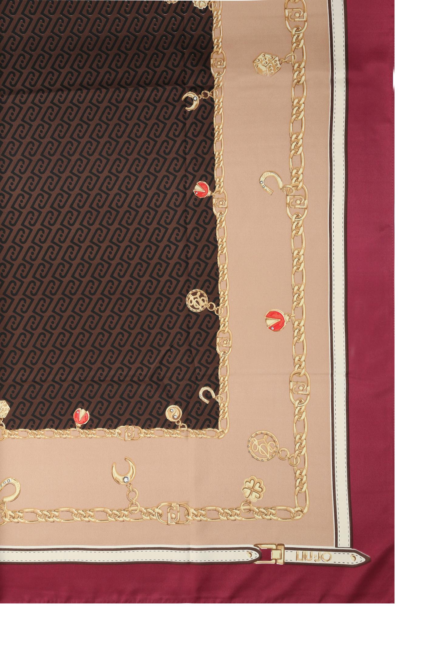 Liu Jo Foulard Grande Donna 90x90 con Stampa Animalier