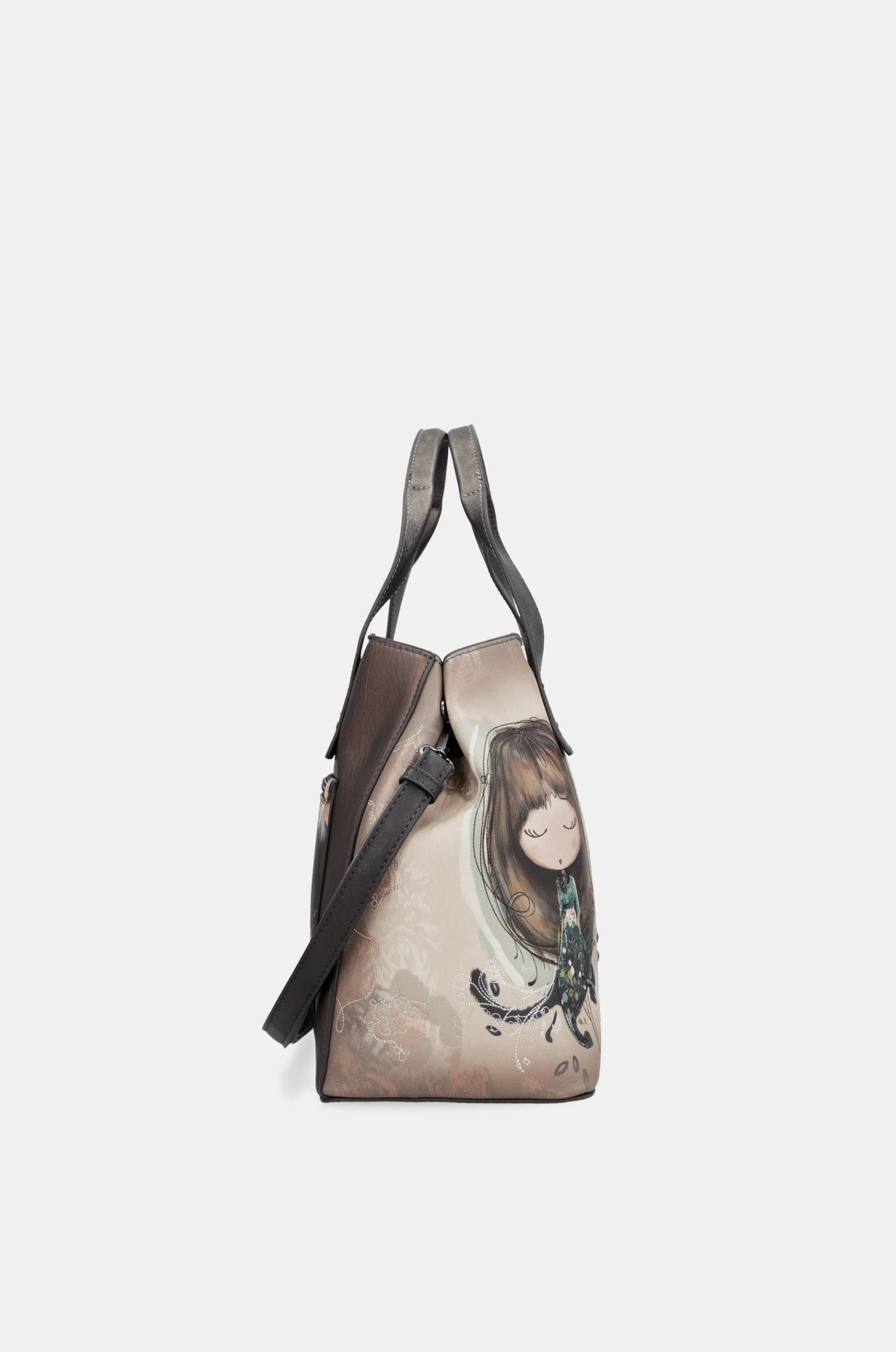 Borsa a mano Anekke con tracolla The World of Dreams design artistico Beige TU | Giò Fashion